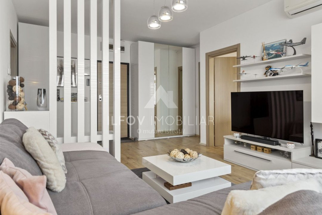 Apartament 3 camere Greenfield utilat si mobilat modern parcare