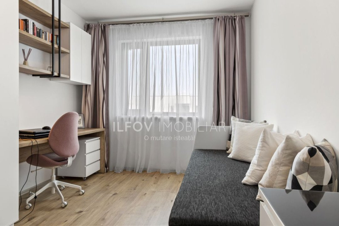 Apartament 3 camere Greenfield utilat si mobilat modern parcare