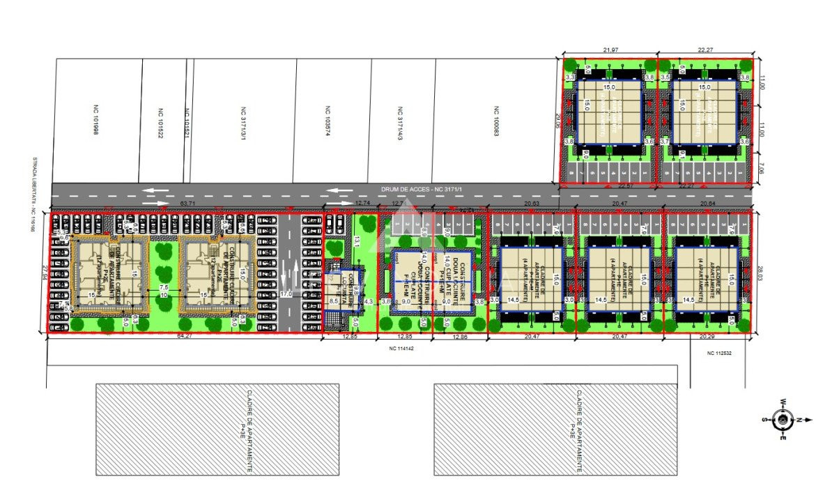 Westside Residence Otopeni, apartament 3 camere, 2 bai