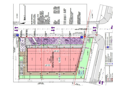 Teren 1398mp cu autorizatie spatiu comercial 585mp, randament bun