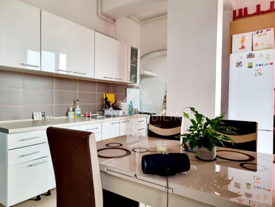 Apartament 2 camere spatios Otopeni 67.39mp parcare utilat si mobilat