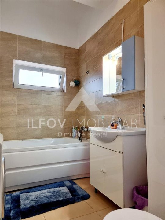 Apartament 2 camere spatios Otopeni 67.39mp parcare utilat si mobilat