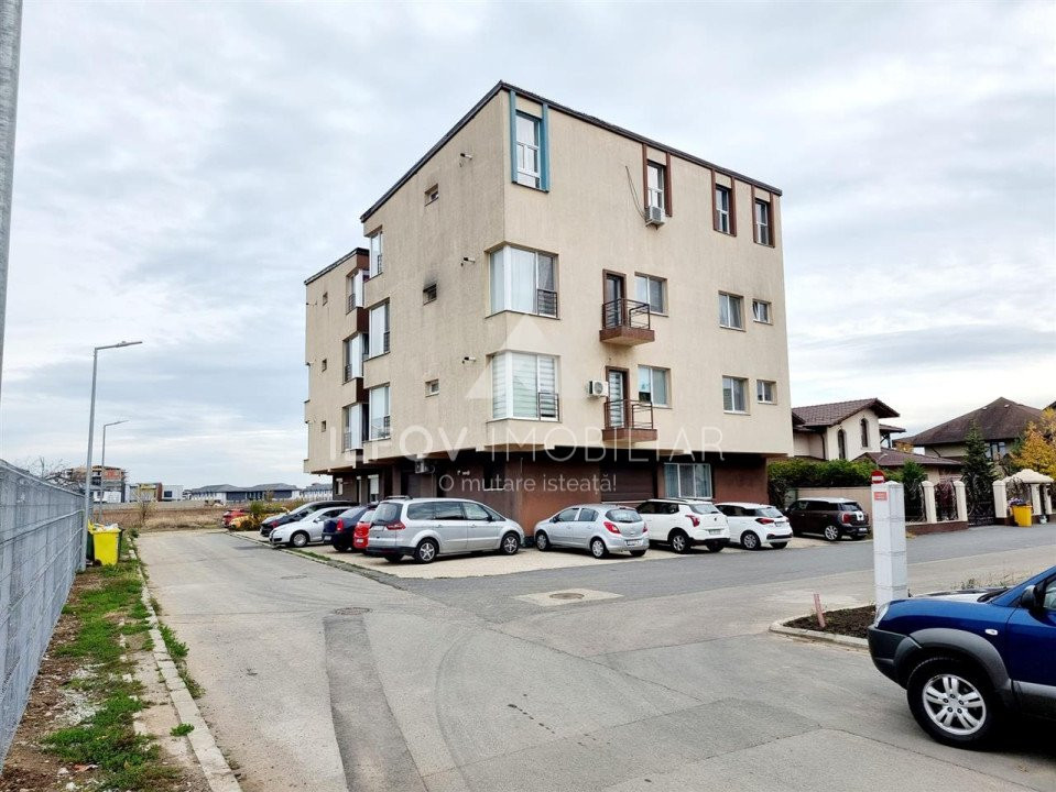 Apartament 2 camere spatios Otopeni 67.39mp parcare utilat si mobilat