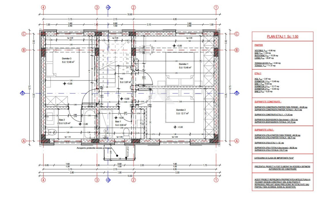 Casa single Otopeni Odaile 148mp lot teren  250mp