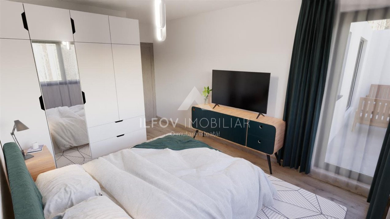 Apartamente 2 cam. Pipera-Tunari P+2 lift langa padure