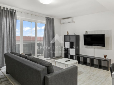 Apartament 2 camere Otoopeni utilat si mobilat complet loc parcare