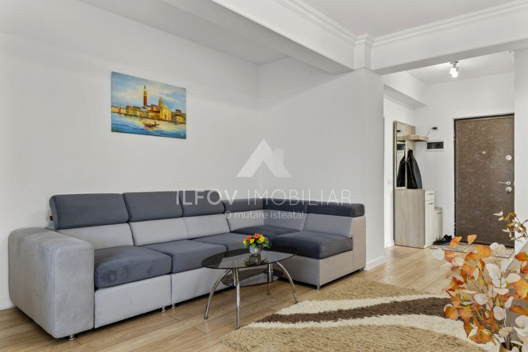 Apartament 3 camere Otopeni utilat si mobilat nou langa parcul Unirii