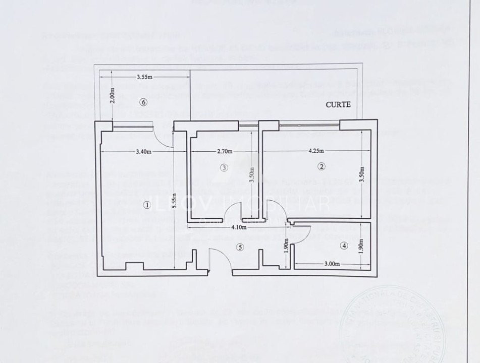 Apartament 2 camere Otopeni parcul Unirii terasa si curte parcare