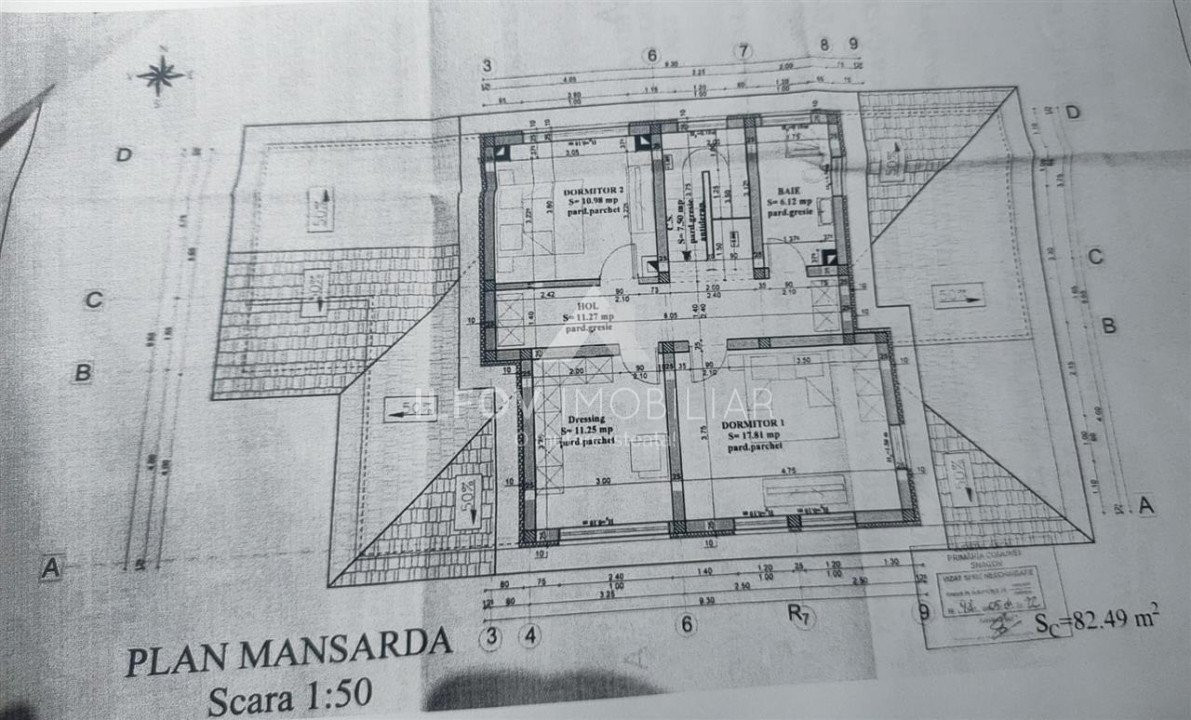 SNAGOV GHERMANESTI - VILA LA ROSU 5 CAMERE 243 MP CONSTRUITI GARAJ