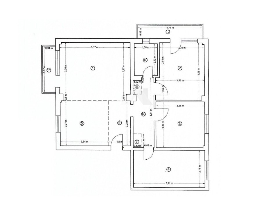 Apartament 4 camere Otopeni central 98mp utilat si mobilat