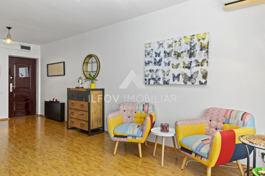 Apartament 2 camere Otopeni central utilat si mobilat boxa si parcare