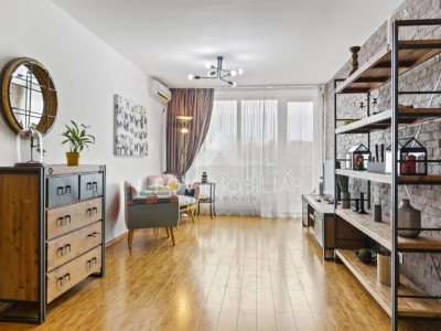 Apartament 2 camere Otopeni central utilat si mobilat boxa si parcare